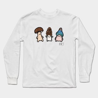 Assorted Mushroom Creatures Long Sleeve T-Shirt